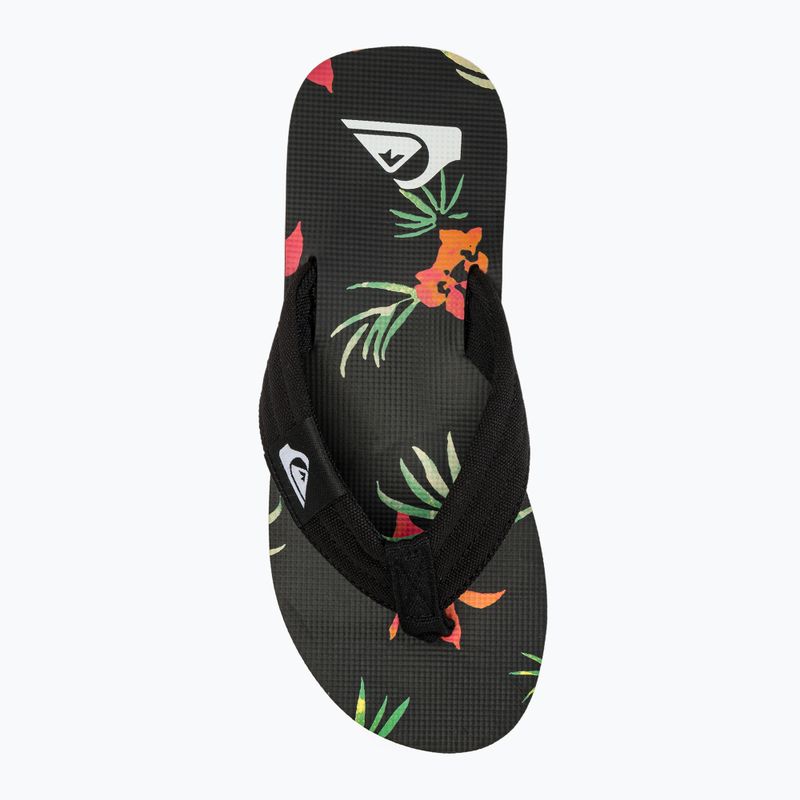 Japonki męskie Quiksilver Molokai Layback II black / orange / green 5