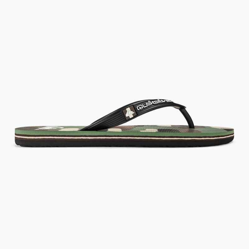 Japonki męskie Quiksilver Molokai Art II black/brown/green 2