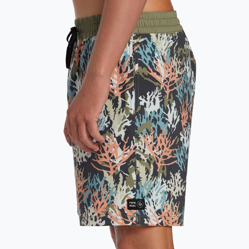 Szorty kąpielowe męskie Billabong Coral Garden Layback multicolor 5
