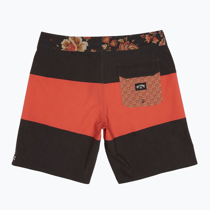 Szorty kąpielowe męskie Billabong Tribong Pro washed red 2