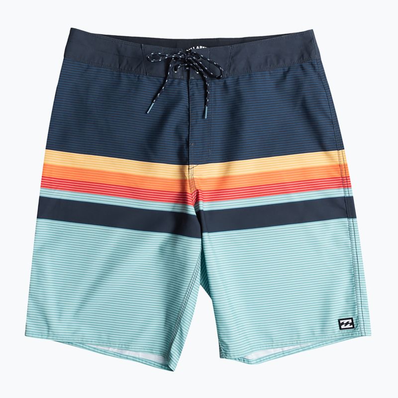 Szorty kąpielowe męskie Billabong All Day HTR Stripes OG blue
