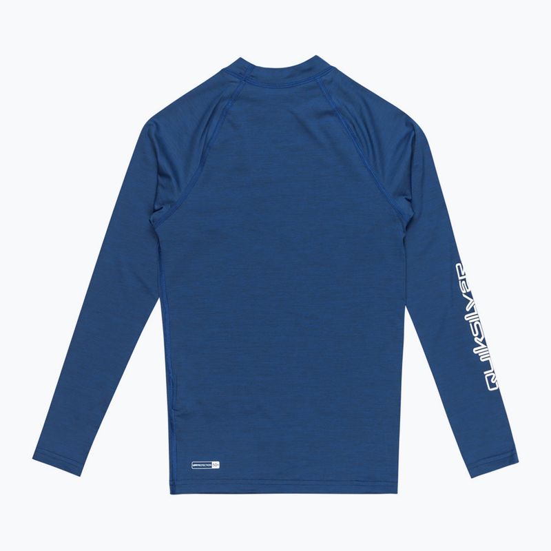 Longsleeve do pływania dziecięcy Quiksilver Everyday UPF50 monaco blue heather 2