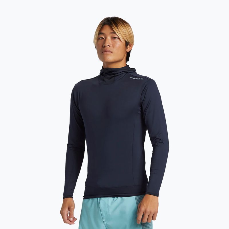 Longsleeve do pływania męski Quiksilver Highline UPF50 Hooded dark navy 2