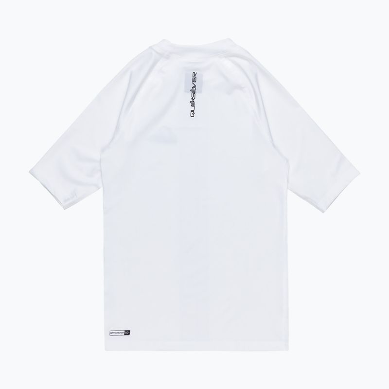 Koszulka do pływania juniorska Quiksilver Everyday UPF50 white 2