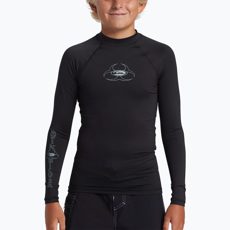 Longsleeve do pływania juniorski Quiksilver Saturn UPF50 black 4