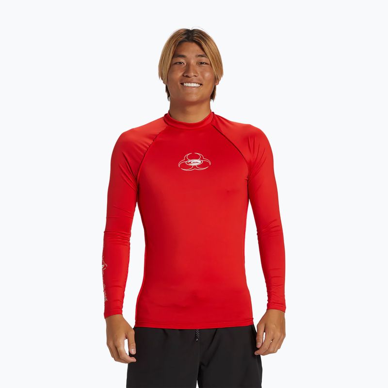 Longsleeve do pływania męski Quiksilver Saturn UPF50 high risk red