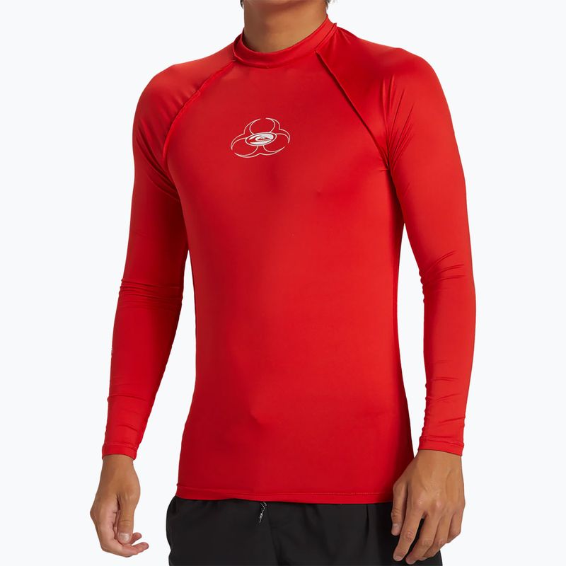 Longsleeve do pływania męski Quiksilver Saturn UPF50 high risk red 4