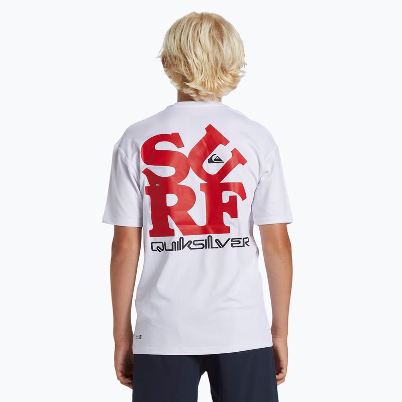 Koszulka dziecięca Quiksilver Everyday Surf Tee white/black 3