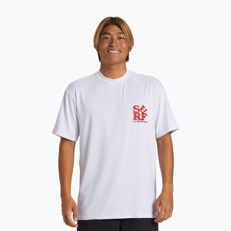 Koszulka męska Quiksilver Everyday Surf white/black
