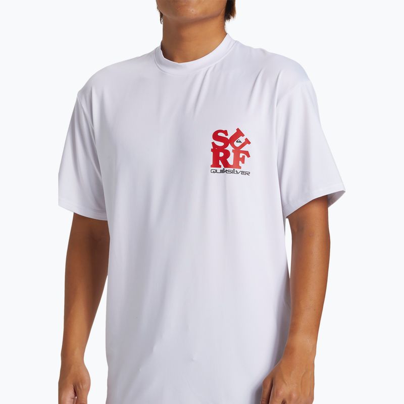Koszulka męska Quiksilver Everyday Surf white/black 3