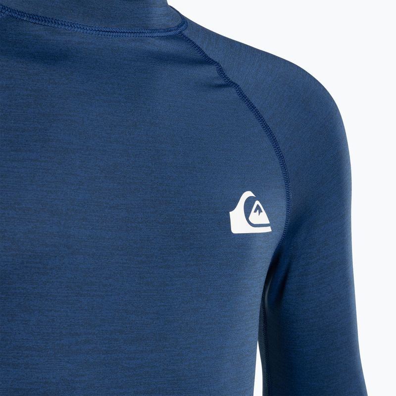 Longsleeve do pływania męski Quiksilver Everyday UPF50 monaco blue heather 3