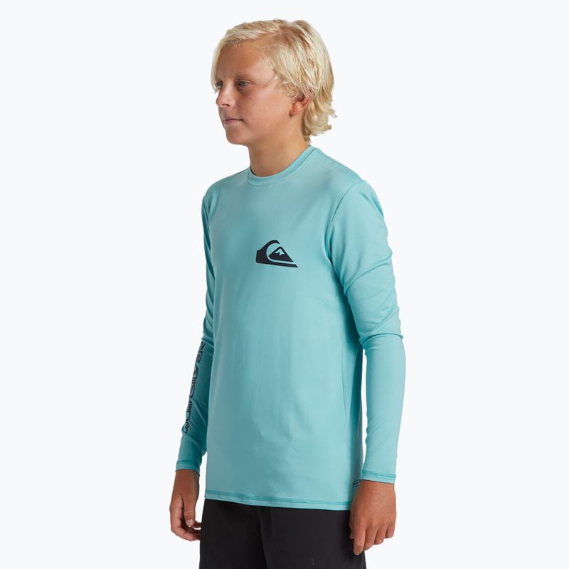 Longsleeve dziecięcy Quiksilver Everyday Surf UPF50 marine blue 3