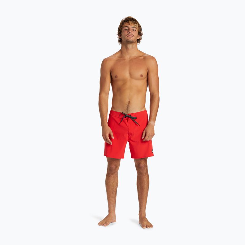 Szorty kąpielowe męskie Quiksilver Surfsilk Kaimana 16" high risk red 4