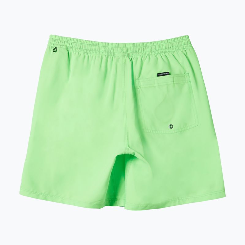 Szorty kąpielowe męskie Quiksilver Everyday Solid Volley 15" green gecko 2