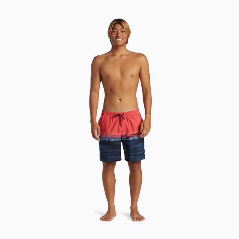 Szorty kąpielowe męskie Quiksilver Everyday Wordblock Volley 17" cayenne 4
