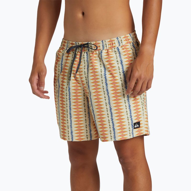 Szorty kąpielowe męskie Quiksilver Remade Mix Volley 16" oyster white 8