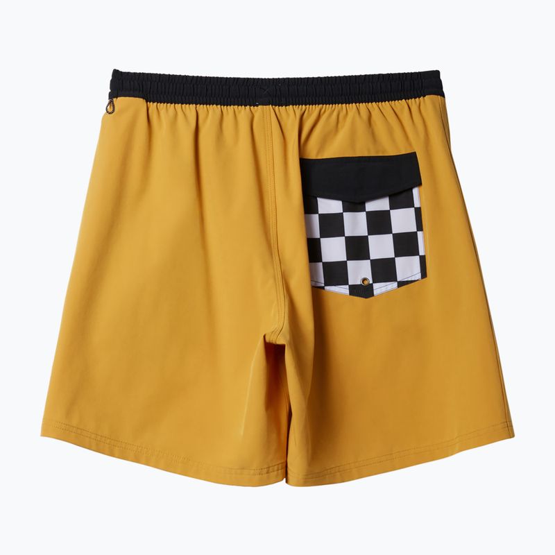 Szorty kąpielowe męskie Quiksilver Original Straight Leg 17" mustard 2