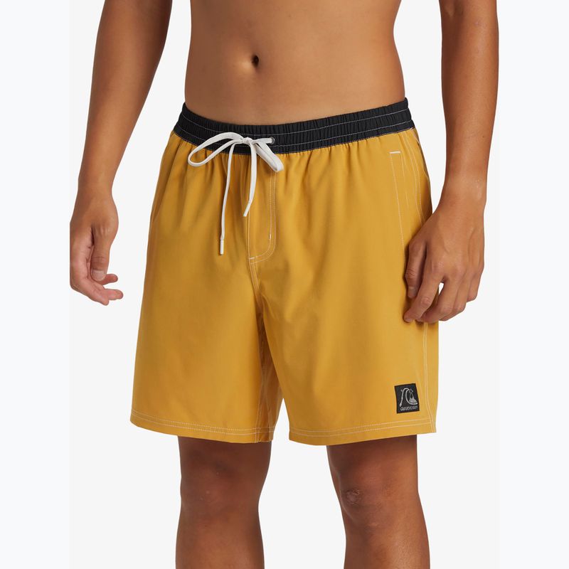 Szorty kąpielowe męskie Quiksilver Original Straight Leg 17" mustard 6