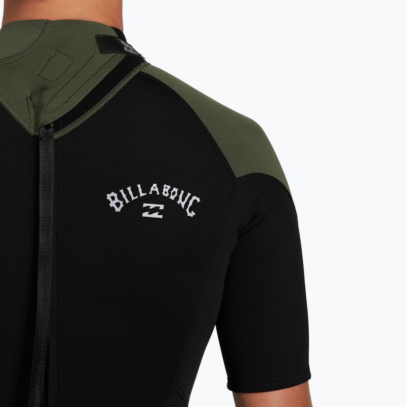 Pianka do pływania męska Billabong 2 mm Foil Back Zip Spring moss 6