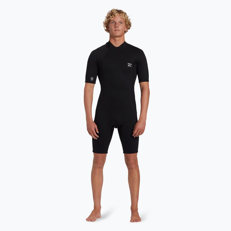 Pianka do pływania męska Billabong 2 mm Foil Back Zip Spring black 2