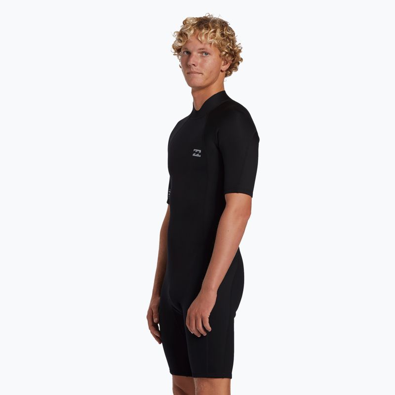 Pianka do pływania męska Billabong 2 mm Foil Back Zip Spring black 3