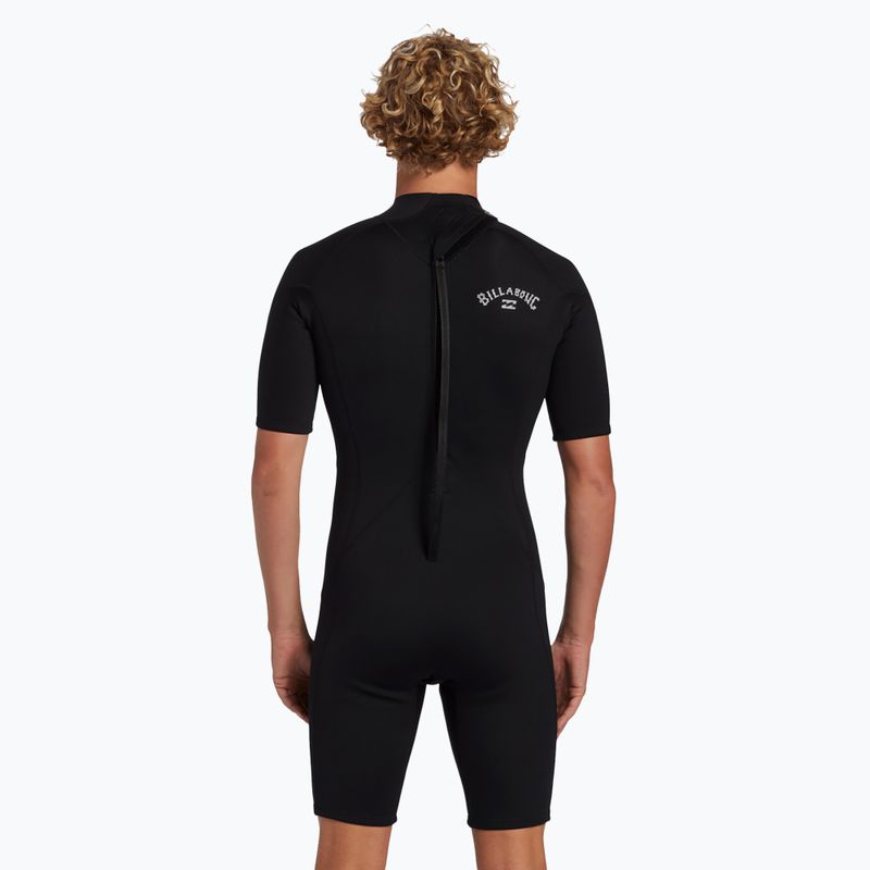 Pianka do pływania męska Billabong 2 mm Foil Back Zip Spring black 4