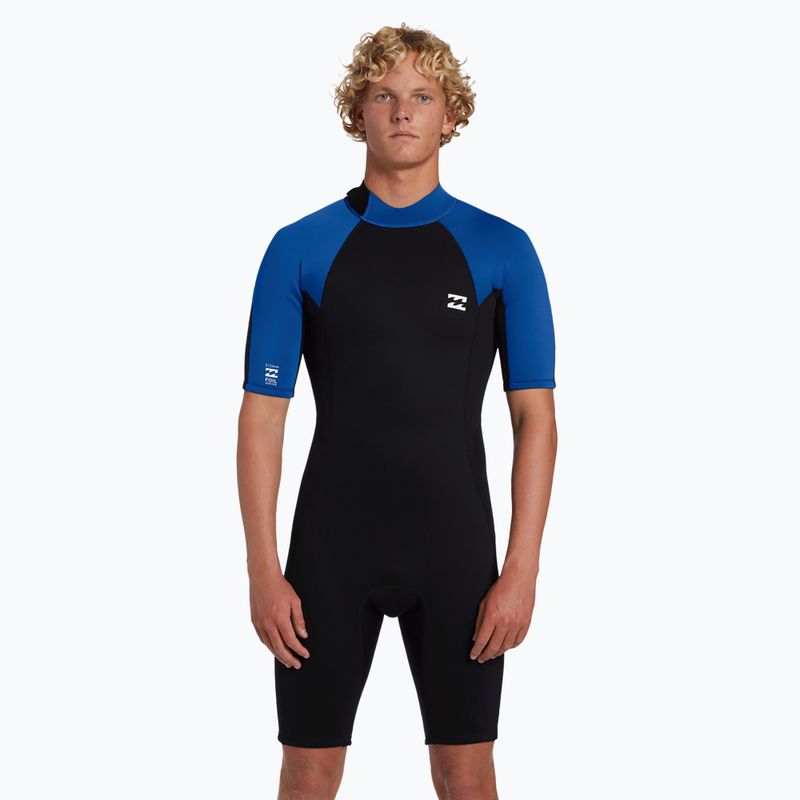 Pianka do pływania męska Billabong 2 mm Foil Back Zip Spring mid blue