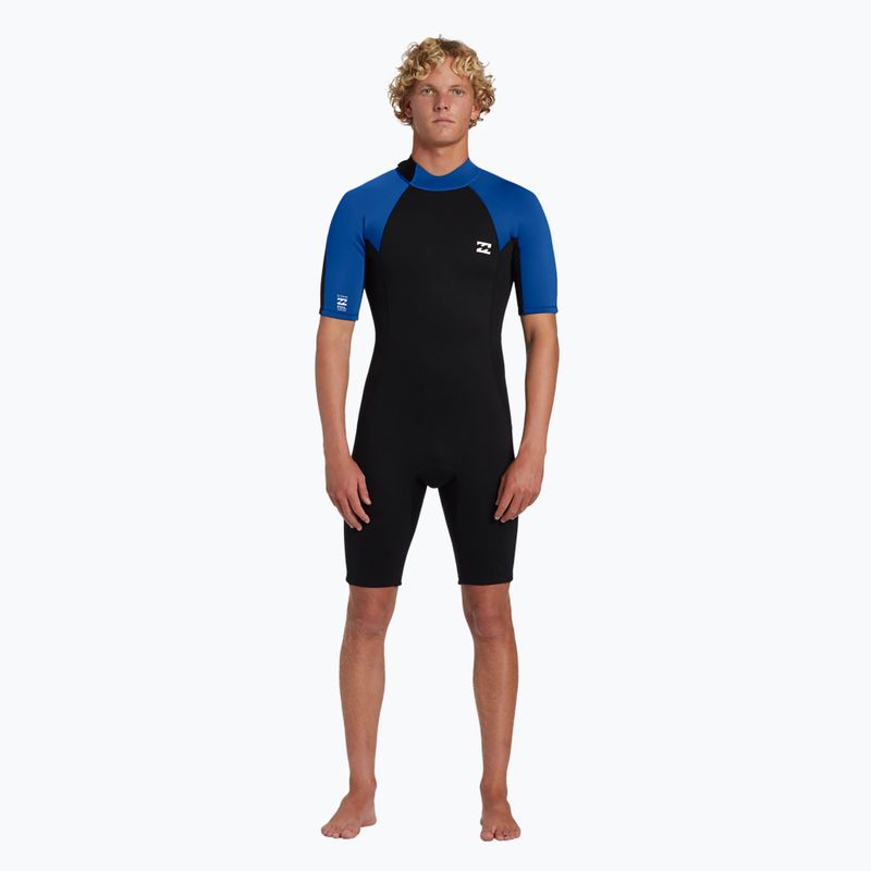 Pianka do pływania męska Billabong 2 mm Foil Back Zip Spring mid blue 2