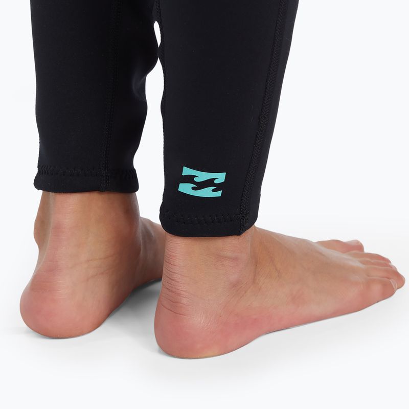Pianka do pływania dziecięca Billabong 3/2 mm Foil Back Zip black 5