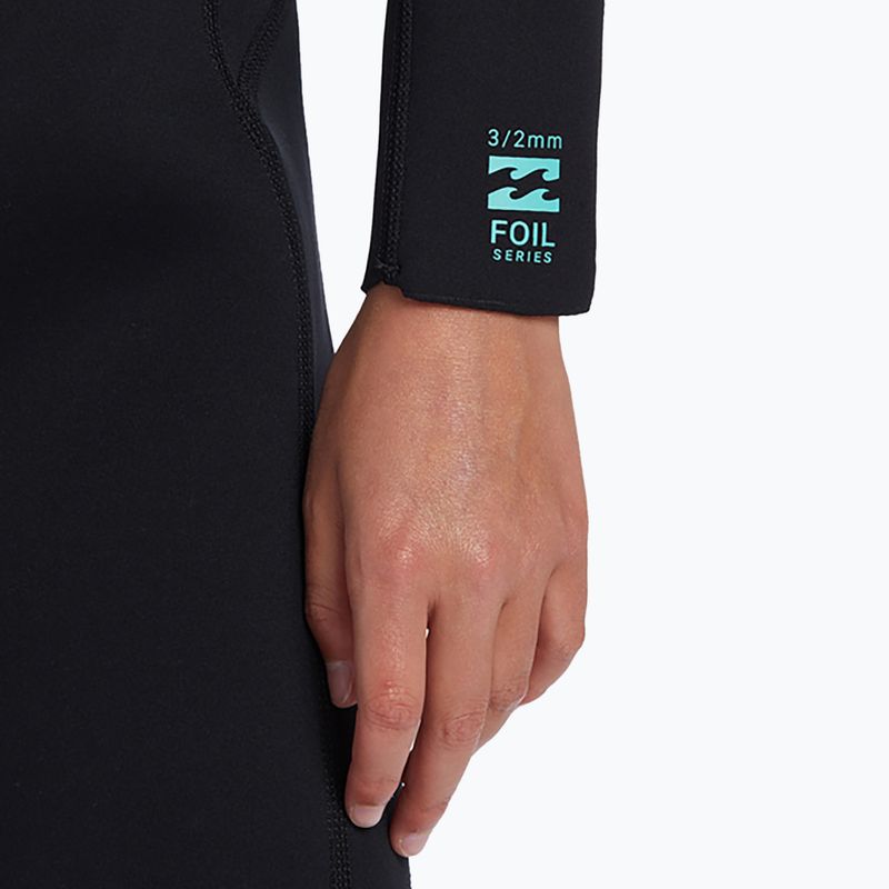 Pianka do pływania dziecięca Billabong 3/2 mm Foil Back Zip black 6