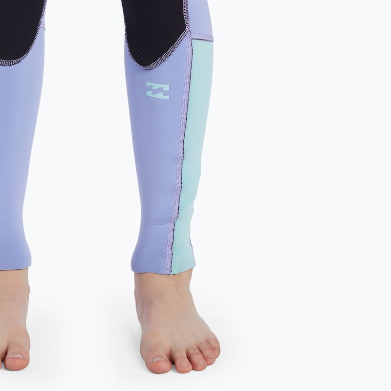 Pianka do pływania dziecięca Billabong 3/2 mm Foil Back Zip cosmic blue 6