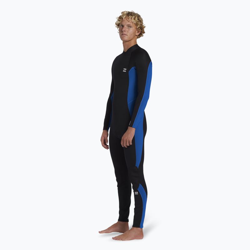 Pianka do pływania męska Billabong 3/2 mm Foil Back Zip mid blue 2