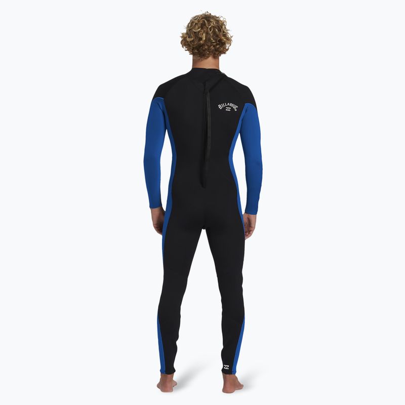 Pianka do pływania męska Billabong 3/2 mm Foil Back Zip mid blue 3