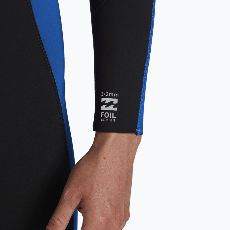 Pianka do pływania męska Billabong 3/2 mm Foil Back Zip mid blue 5