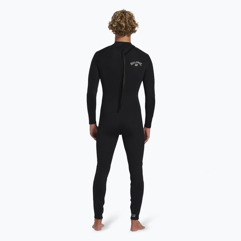 Pianka do pływania męska Billabong 3/2 mm Foil Back Zip black 3