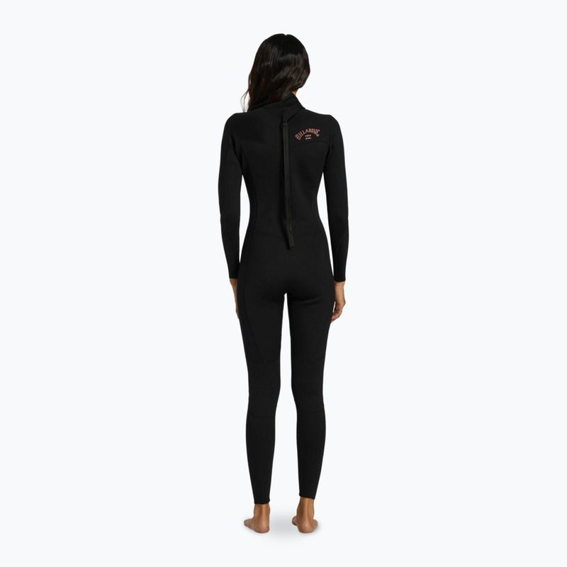 Pianka do pływania damska Billabong 4/3 mm Foil Back Zip GBS black 2