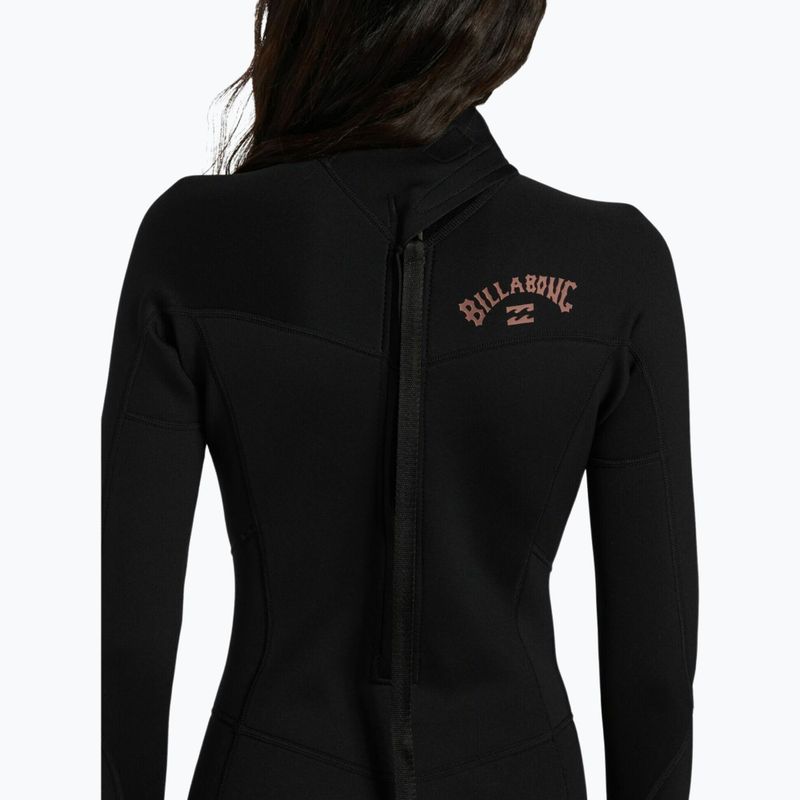 Pianka do pływania damska Billabong 4/3 mm Foil Back Zip GBS black 4