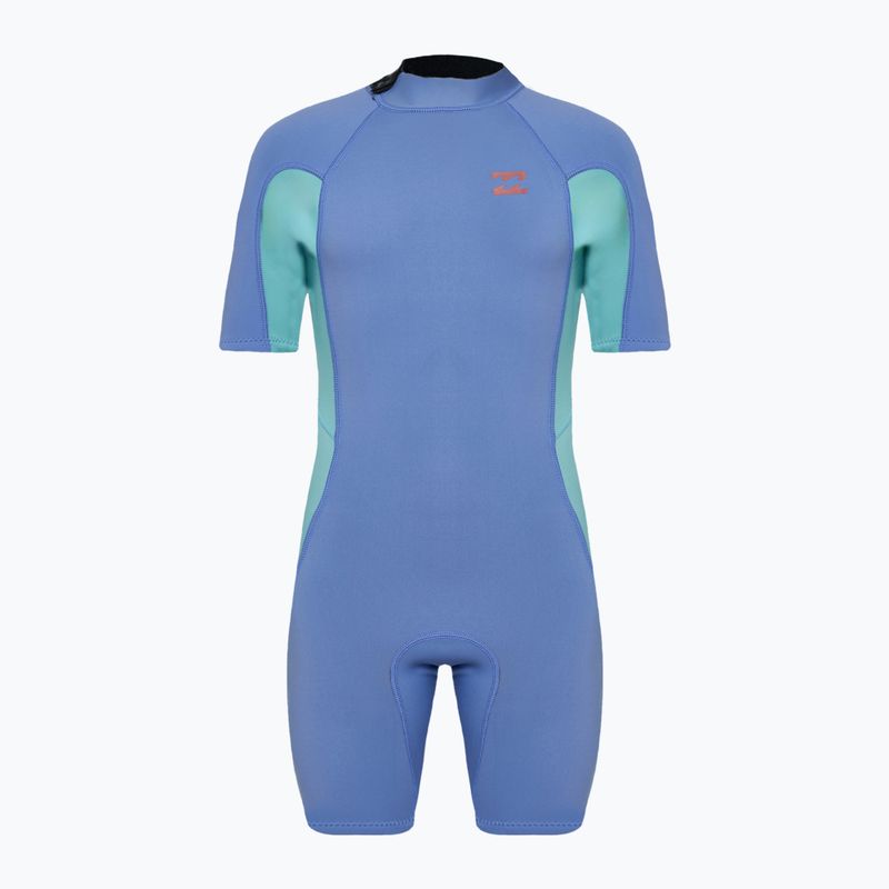 Pianka do pływania dziecięca Billabong 2/2 mm Foil Back Zip Spring cosmic blue