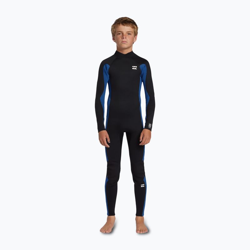 Pianka do pływania dziecięca Billabong 4/3 mm Foil Back Zip GBS mid blue