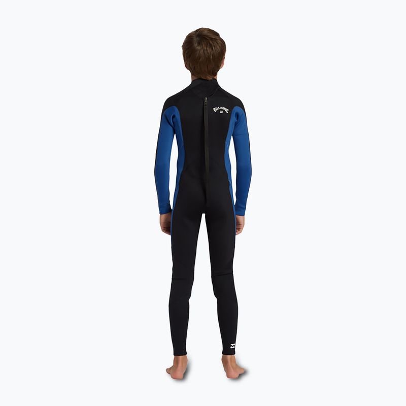 Pianka do pływania dziecięca Billabong 4/3 mm Foil Back Zip GBS mid blue 2