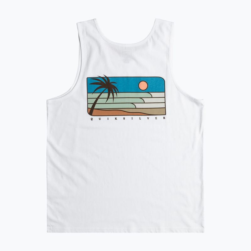 Koszulka męska Quiksilver Line Up Tank white 2