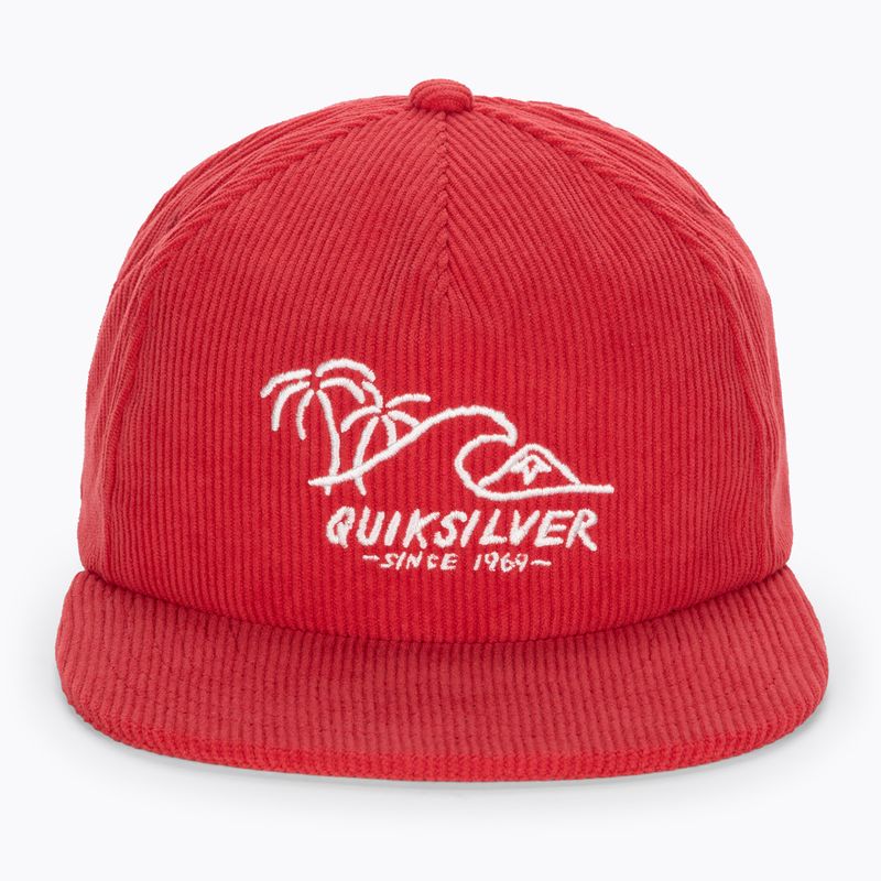 Czapka z daszkiem męska Quiksilver Cord Stretcher high risk red 2