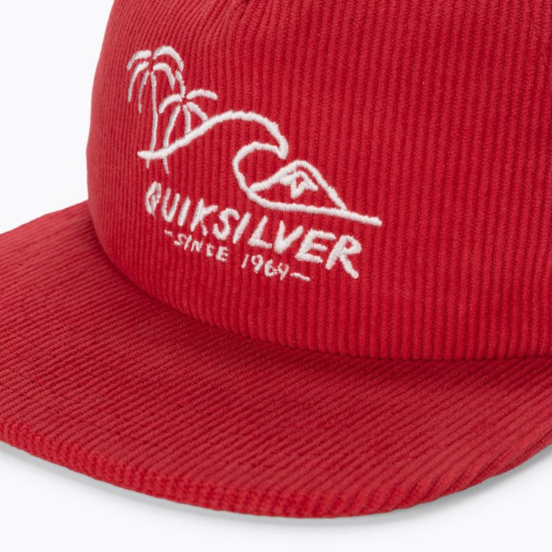 Czapka z daszkiem męska Quiksilver Cord Stretcher high risk red 3