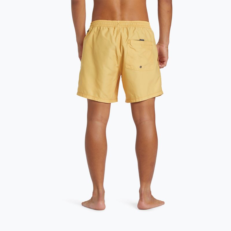 Szorty kąpielowe męskie Quiksilver Everyday Solid Volley 15" ochre 5