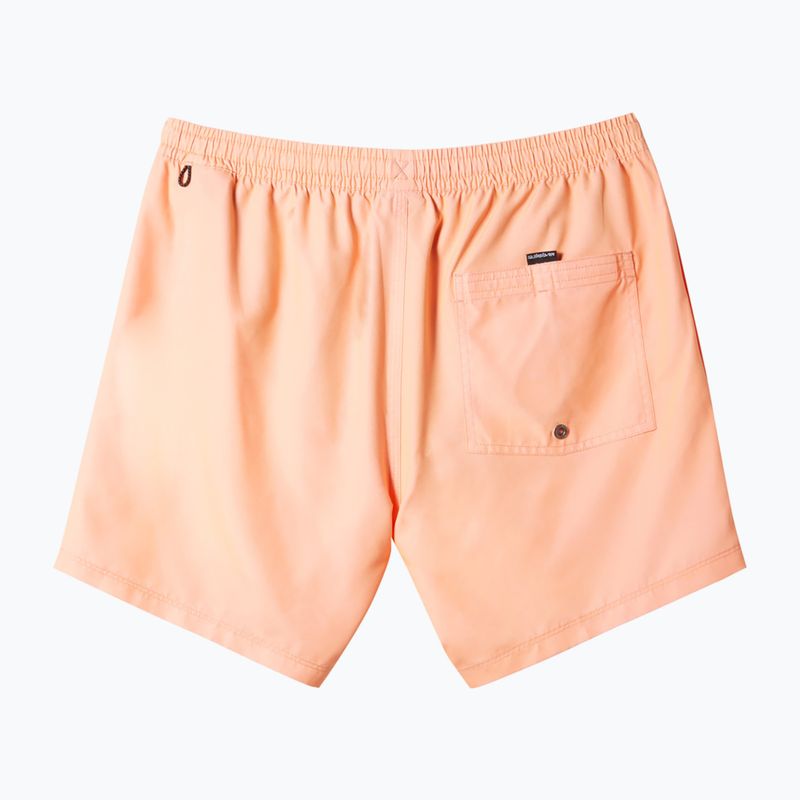 Szorty kąpielowe męskie Quiksilver Everyday Solid Volley 15" papaya punch 2