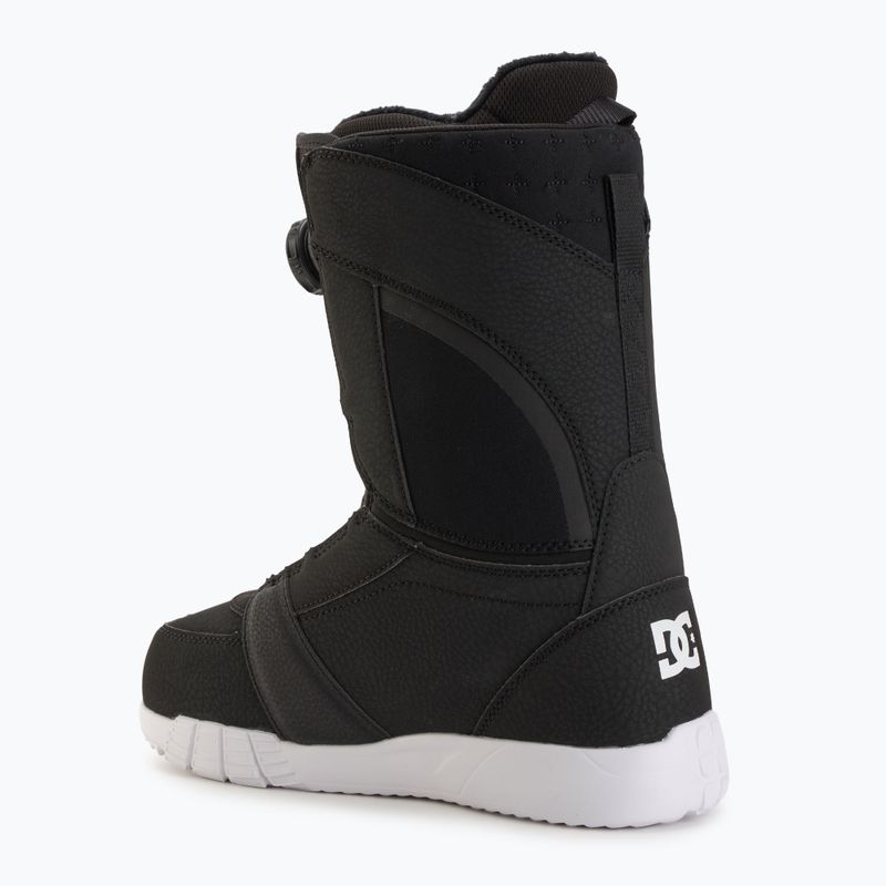 Buty snowboardowe damskie DC Lotus black/white/black 2