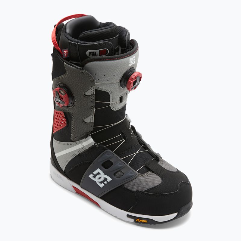 Buty snowboardowe męskie DC Phantom black/grey/red