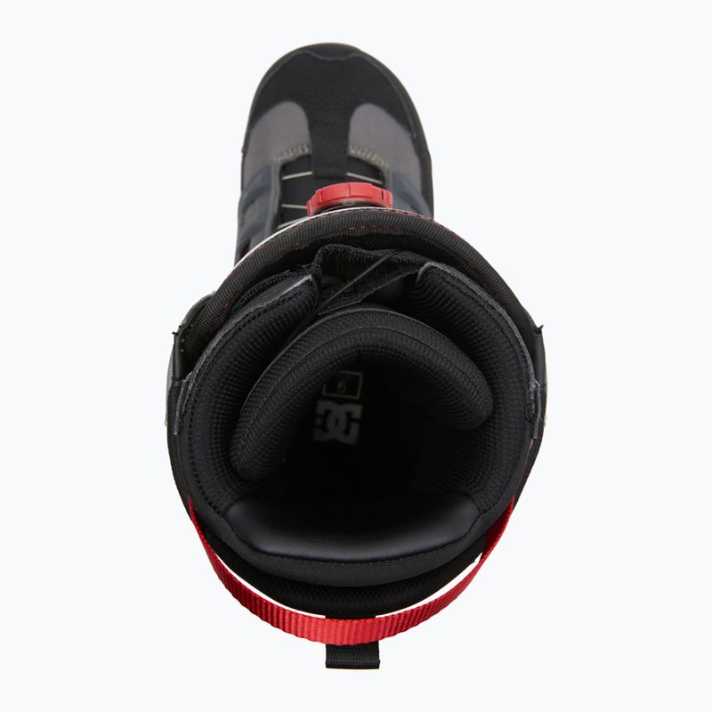 Buty snowboardowe męskie DC Phantom black/grey/red 4