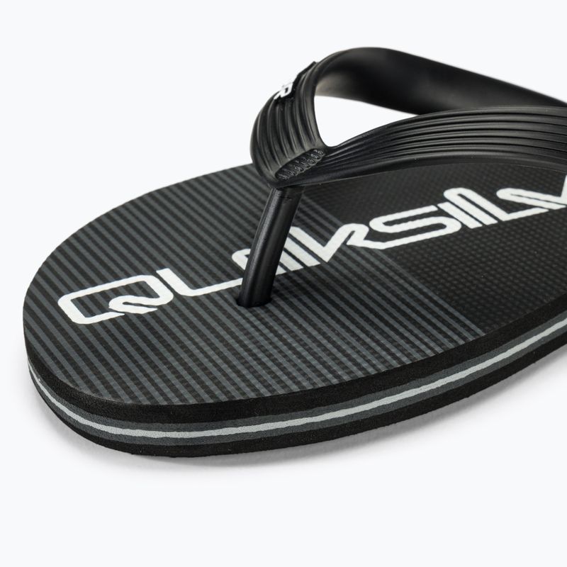 Japonki męskie Quiksilver Molokai Stripe black/black/grey 7