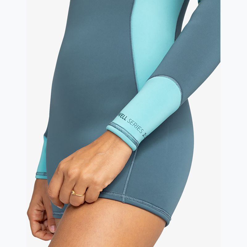 Pianka do pływania damska ROXY 2 mm Swell Series Back Zip Springsuit Qlock starglazer 7